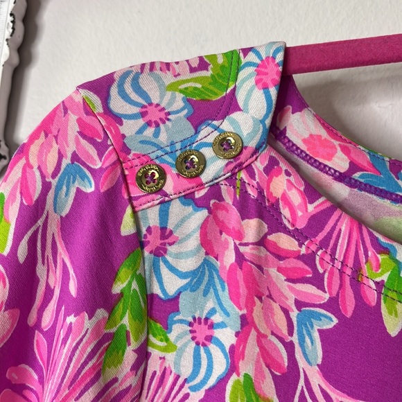 Lilly Pulitzer UPF50+ Sophie Dress in Amethyst Moms The Word, Size Medium. - Picture 8 of 12